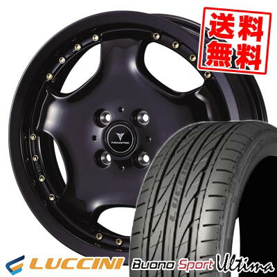 165/45R16 74V ルッチーニ BuonoUltima NOVARIS ASSETE D1 サマータイヤホイール4本セット 【取付対象】