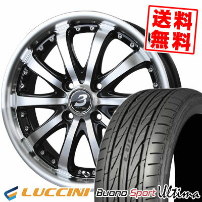 165/40R16 73V XL ルッチーニ Buono Ultima BADX LOXARNY EX BYRON STINGER サマータイヤホイール4本セット 【取付対象】