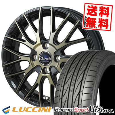165/40R16 73V XL ルッチーニ Buono Ultima Warwic Empress Mesh サマータイヤホイール4本セット 【取付対象】