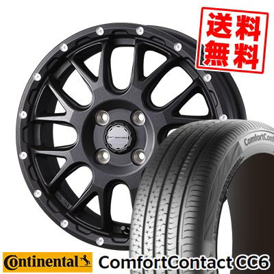 185/65R14 86H コンチネンタル ComfortContact CC6 MUDVANCE 08 サマータイヤホイール4本セット 【取付対象】