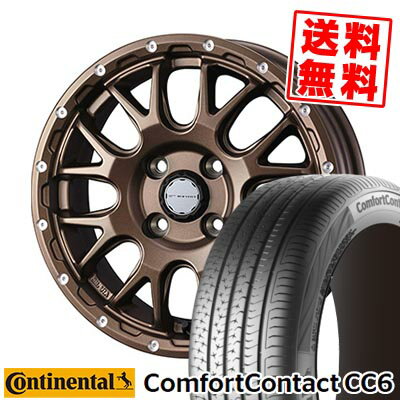 185/65R14 86H コンチネンタル ComfortContact CC6 MUDVANCE 08 サマータイヤホイール4本セット 【取付対象】