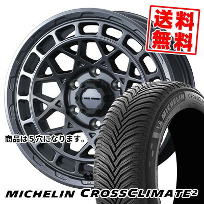 225/40R18 92Y XL ミシュラン CROSSCLIMATE 2 MUDVANCE X Type M サマータイヤホイール4本セット 【取付対象】
