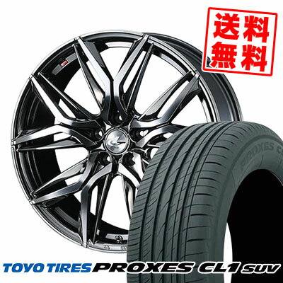 235/55R18 100V トーヨー タイヤ PROXES CL1 SUV LEONIS LM サマータイヤホイール4本セット 【取付対象】