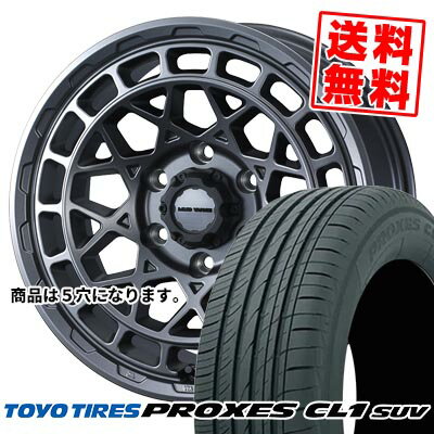 235/55R18 100V トーヨータイヤ PROXES CL1 SUV MUDVANCE X Type M サマータイヤホイール4本セット 【取付対象】