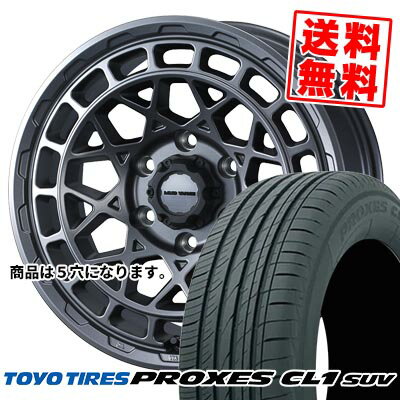 225/55R18 98V トーヨータイヤ PROXES CL1 SUV MUDVANCE X Type M サマータイヤホイール4本セット 【取付対象】