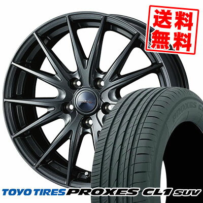 215/60R17 96H トーヨー タイヤ PROXES CL1 SUV VELVA SPORT2 サマータイヤホイール4本セット 【取付対象】