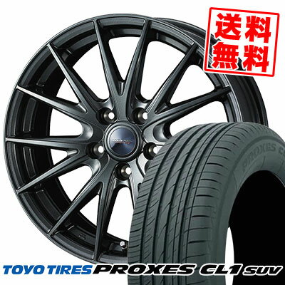 225/50R18 95W トーヨー タイヤ PROXES CL1 SUV VELVA SPORT2 サマータイヤホイール4本セット 【取付対象】