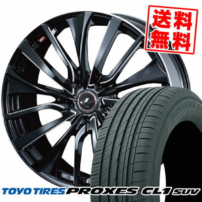 215/60R17 96H トーヨー タイヤ PROXES CL1 SUV weds LEONIS VT サマータイヤホイール4本セット 【取付対象】