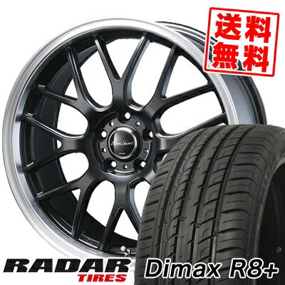 215/45R18 93Y XL レーダー DimaxR8+ Eoro Sport Type 805 サマータイヤホイール4本セット 【取付対象】