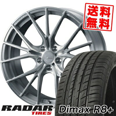 225/40R19 93Y XL レーダー Dimax R8+ WEDS F ZERO FZ-1 サマータイヤホイール4本セット 【取付対象】