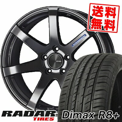 225/40R19 93Y XL レーダー Dimax R8+ ENKEI PerformanceLine PF-07 サマータイヤホイール4本セット 【取付対象】
