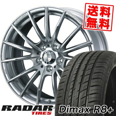 215/45R18 93Y XL レーダー DimaxR8+ WedsSport SA-35R サマータイヤホイール4本セット 【取付対象】