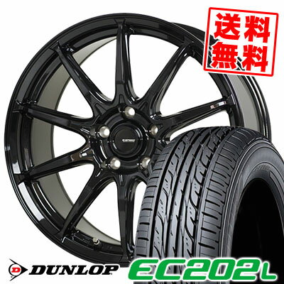 195/65R15 91S ダンロップ EC202L G SPEED G-05 サマータイヤホイール4本セット 【取付対象】