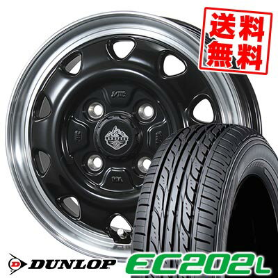 185/65R14 86S DUNLOP ダンロップ EC202L LANDFOOT SWZ ランドフット SWZ サマータイヤホイール4本セット 【取付対象】