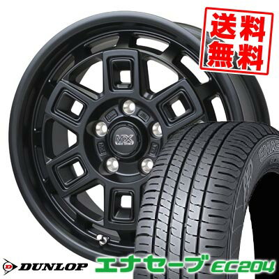 215/50R17 91V ダンロップ ENASAVE EC204 MAD CROSS AEVER サマータイヤホイール4本セット 【取付対象】