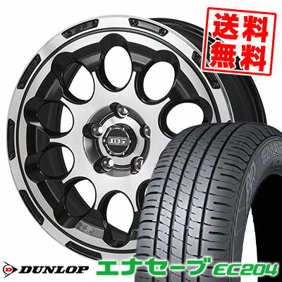 215/45R17 91W XL ダンロップ ENASAVE EC204 BOTTOM GARCIA CHRONO サマータイヤホイール4本セット 【取付対象】