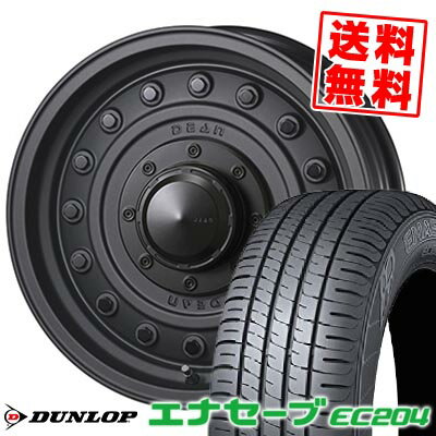 215/60R16 95H DUNLOP ダンロップ ENASAVE EC204 DEAN COLORADO ディーン コロラド サマータイヤホイール4本セット 【取付対象】