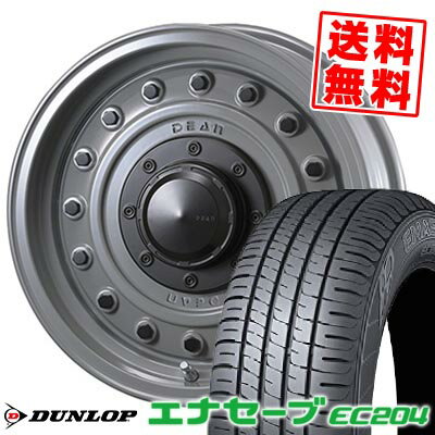 215/65R16 98H DUNLOP ダンロップ ENASAVE EC204 DEAN COLORADO ディーン コロラド サマータイヤホイール4本セット 【取付対象】
