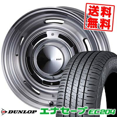 215/55R16 93V ダンロップ ENASAVE EC204 DEAN CrossCountry サマータイヤホイール4本セット 【取付対象】