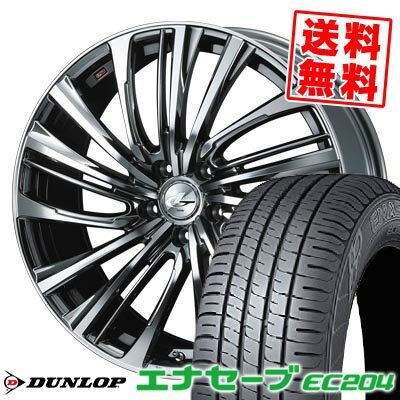 215/60R16 95H ダンロップ ENASAVE EC204 LEONIS FR サマータイヤホイール4本セット 【取付対象】