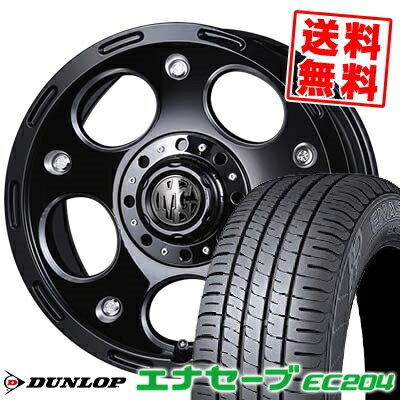 205/55R16 91V ダンロップ ENASAVE EC204 MG DEMON サマータイヤホイール4本セット 【取付対象】