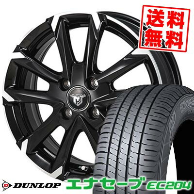 155/65R14 75S DUNLOP ダンロップ ENASAVE EC204 JP STYLE MJ-V ジェイピースタイル MJ-V サマータイヤホイール4本セット 【取付対象】
