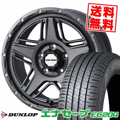 205/60R16 92H ダンロップ ENASAVE EC204 MUDVANCE 07 サマータイヤホイール4本セット 【取付対象】