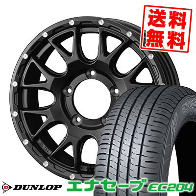 215/55R16 93V DUNLOP ダンロップ ENASAVE EC204 MUDVANCE 08 マッドヴァンス08 サマータイヤホイール4本セット 【取付対象】
