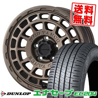 215/60R16 95H ダンロップ ENASAVE EC204 MUDVANCE X Type F サマータイヤホイール4本セット 【取付対象】