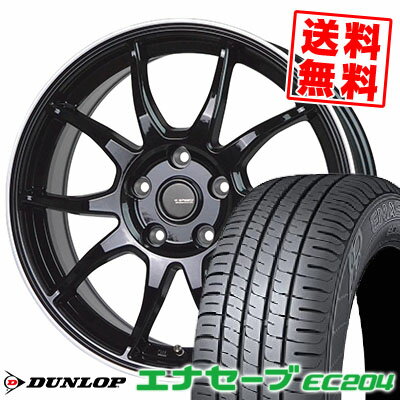 205/55R16 91V ダンロップ ENASAVE EC204 G-SPEED P-06 サマータイヤホイール4本セット 【取付対象】