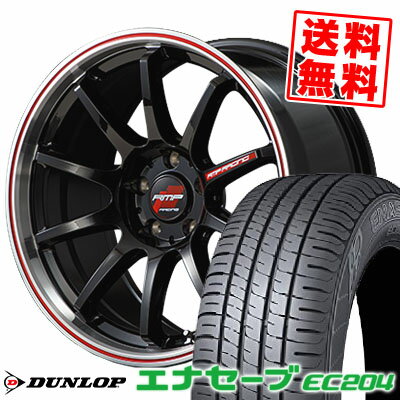 215/50R17 91V ダンロップ ENASAVE EC204 RMP RACING R10 サマータイヤホイール4本セット 【取付対象】