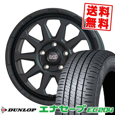 205/55R16 91V ダンロップ ENASAVE EC204 MAD CROSS RANGER サマータイヤホイール4本セット 【取付対象】