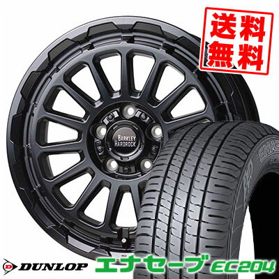 205/55R16 91V ダンロップ ENASAVE EC204 BARKLEY HARDROCK RIZARD サマータイヤホイール4本セット 【取付対象】