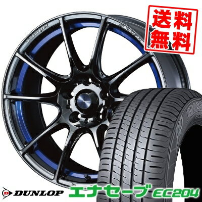 225/45R18 95W XL ダンロップ ENASAVE EC204 WedsSport SA-25R サマータイヤホイール4本セット 【取付対象】