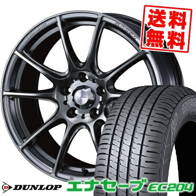 215/60R16 95H ダンロップ ENASAVE EC204 WedsSport SA-25R サマータイヤホイール4本セット 【取付対象】