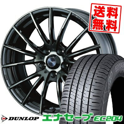 215/45R17 91W XL ダンロップ ENASAVE EC204 WedsSport SA-35R サマータイヤホイール4本セット 【取付対象】