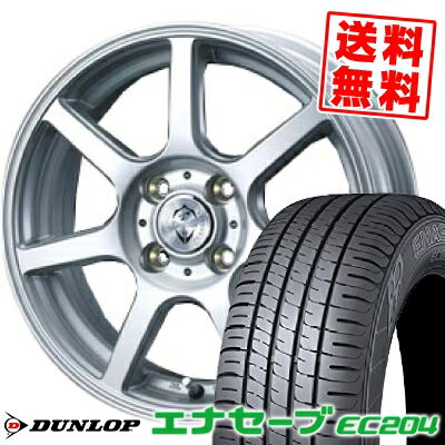155/70R13 75S ダンロップ ENASAVE EC204 Treffer ZR サマータイヤホイール4本セット 【取付対象】