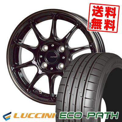 165/50R16 75V ルッチーニ ECOPATH G-SPEED P-07 サマータイヤホイール4本セット 【取付対象】