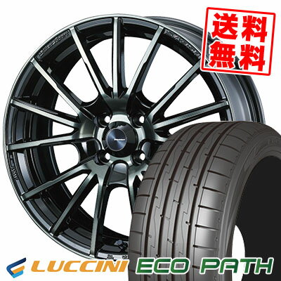 165/50R16 75V ルッチーニ ECOPATH WedsSport SA-35R サマータイヤホイール4本セット 【取付対象】