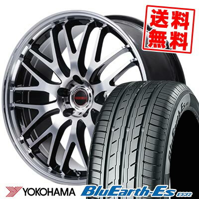 215/40R18 85W YOKOHAMA ヨコハマ BluEarth ES32 VERTEC ONE EXE10 V selection ヴァーテックワン エグゼ10 ブイセレクション サマータイヤホイール4本セット 【取付対象】