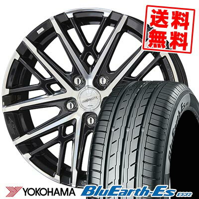 195/60R15 88H YOKOHAMA ヨコハマ BluEarth ES32 SMACK GRAIVE スマック グレイヴ サマータイヤホイール4本セット 【取付対象】