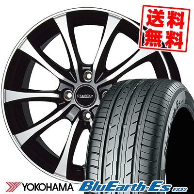 195/55R15 85V YOKOHAMA ヨコハマ BluEarth ES32 Laffite LE-07 ラフィット LE-07 サマータイヤホイール4本セット 【取付対象】
