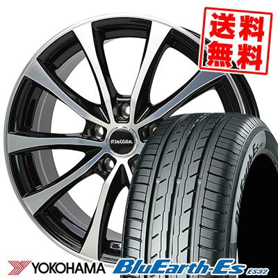 215/45R18 93W YOKOHAMA ヨコハマ BluEarth ES32 Laffite LE-07 ラフィット LE-07 サマータイヤホイール4本セット 【取付対象】