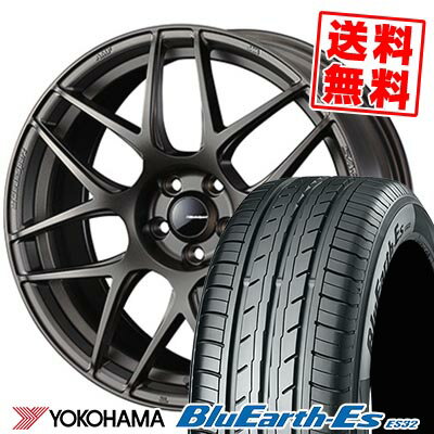 215/50R17 95V YOKOHAMA ヨコハマ BluEarth ES32 WedsSport SA-27R ウェッズスポーツ SA-27R サマータイヤホイール4本セット 【取付対象】