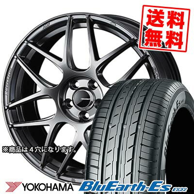 195/50R16 84V YOKOHAMA ヨコハマ BluEarth ES32 WedsSport SA-27R ウェッズスポーツ SA-27R サマータイヤホイール4本セット 【取付対象】