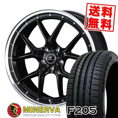 225/35R19 88Y XL ミネルバ F205 NOVARIS ASSETE S1 サマータイヤホイール4本セット 【取付対象】