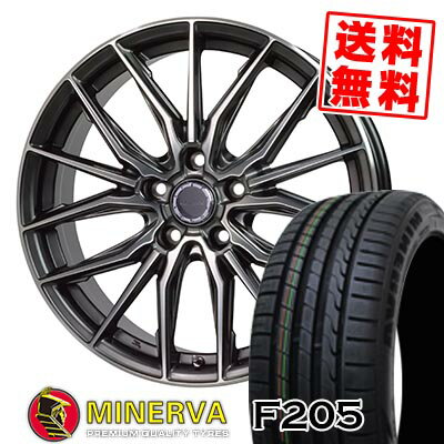 225/35R19 88Y XL ミネルバ F205 Precious AST M4 サマータイヤホイール4本セット 【取付対象】