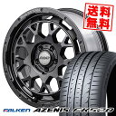 245/45R18 100Y XL ファルケン AZENIS FK520 TEAM DAYTONA M9+ SPEC M サマータイヤホイール4本セット 【取付対象】