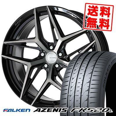 235/40R19 96Y XL FALKEN ファルケン AZENIS FK520L WORK GNOSIS IS205 ワーク グノーシス IS205 サマータイヤホイール4本セット 【取付対象】