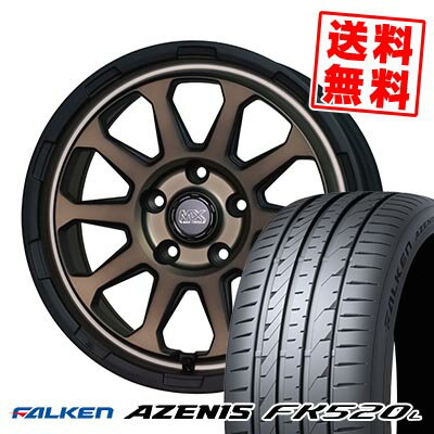 215/45R17 91Y XL FALKEN ファルケン AZENIS FK520L MAD CROSS RANGER マッドクロス レンジャー サマータイヤホイール4本セット 【取付対象】